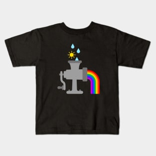 Rainbow Grinder Kids T-Shirt